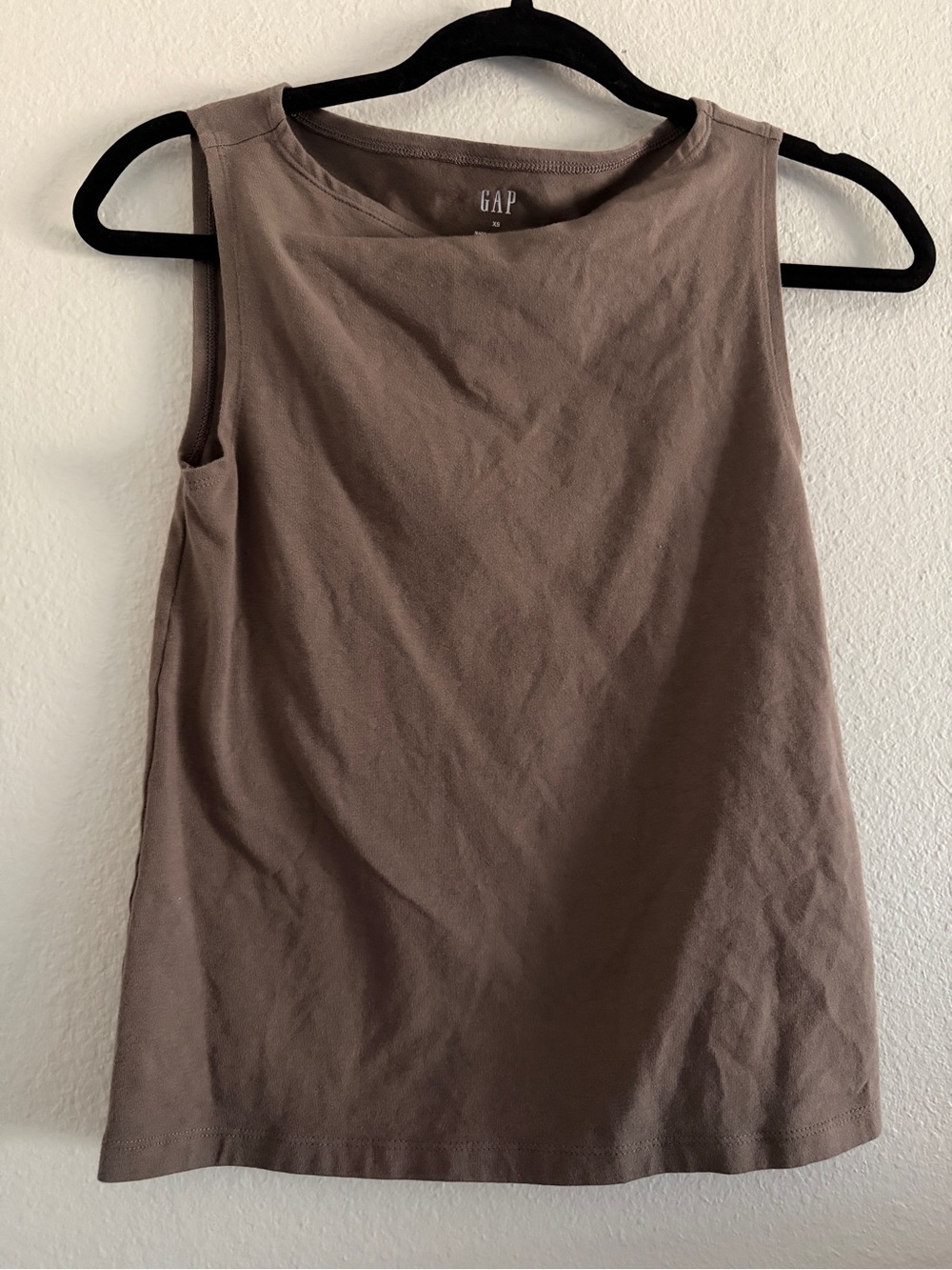 Gap Tank Top Brown XS Cotton Classic Minimalist